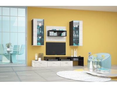 Rimini 4 silk nero/ silk light